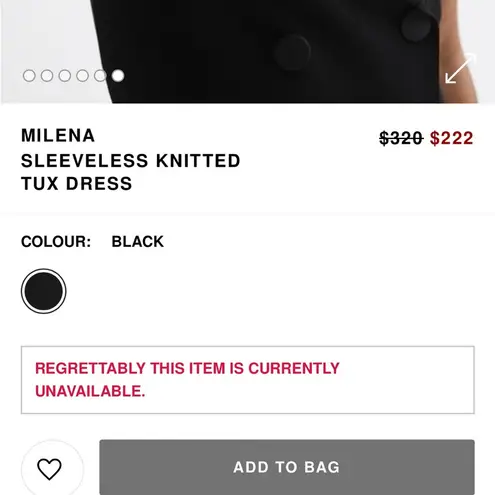 Reiss MILENA Sleeveless Knitted Tux Dress NEW NWT