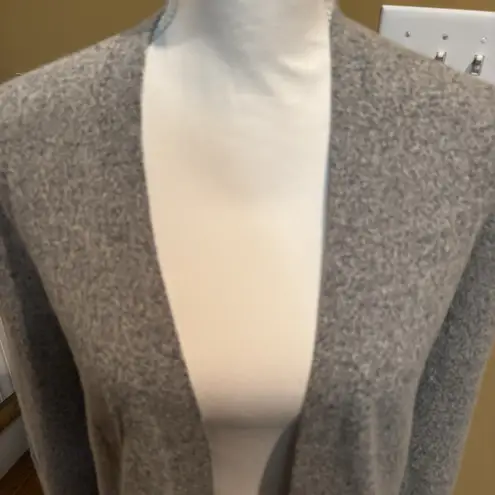 AllSaints Halo Cardigan Gray Open Front Longline Sweater Women's Size 6