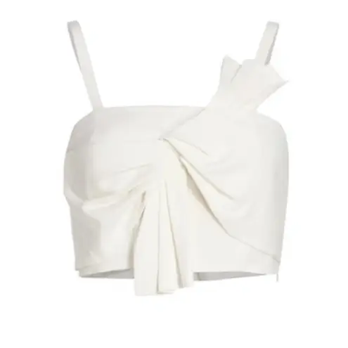 Farm Rio  Off White Front Bow Top size XS. Bloggers Favorite