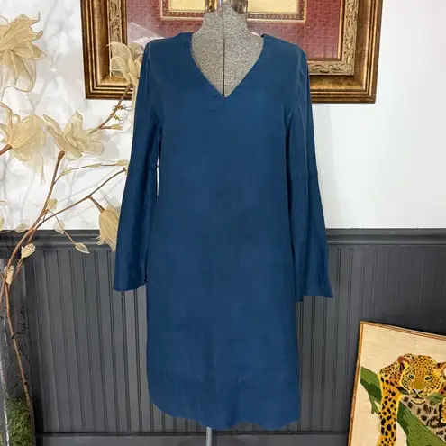 Soft Surroundings Milano 100% Linen Bell Sleeve Dress ~ Size Medium 💚🍄