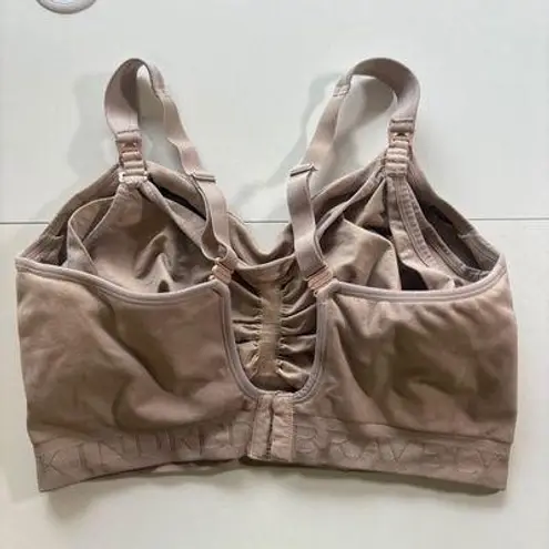 Kindred Bravely 1X Seamless Nursing Maternity Bra Support Comfort Clip Down Tan Size undefined