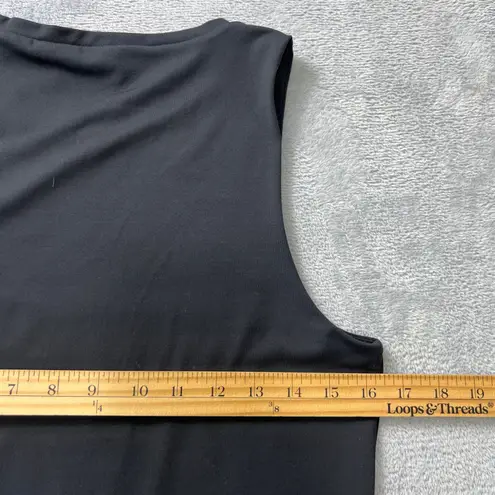 Babaton Black Sleeveless Thong Bodysuit Size S Minimalist Stretch Basic Top