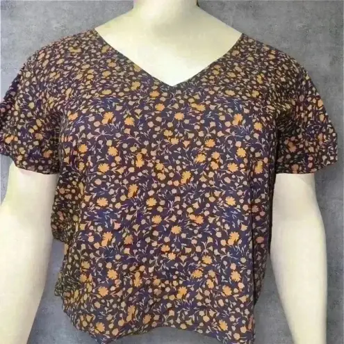 Arizona Jeans NWOT Arizona Jean Co. women’s floral crop top XL