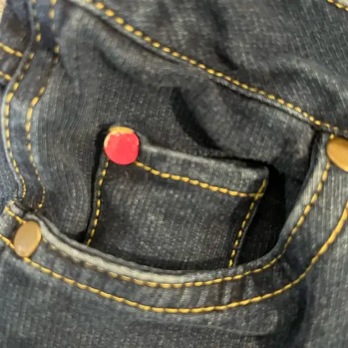 Pajama Jeans Pull On Wide Flare Jeans Blue Size M