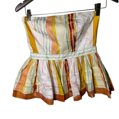 Hunter Bell Women’s Vera Top Abstract Stripe Size 2