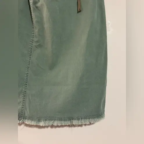EUC Torrid x Kikgirl Vintage Y2K Green & Brown Denim Skirt size 19