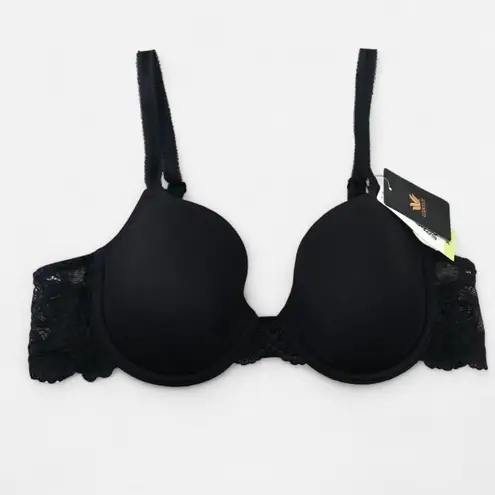 Wacoal New! $65 NWT 85340 Women's French Garden Contour Bra 34B Black