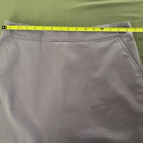 Lady Hagen Womens Cotton Skort Purple Back Zip Golf Performance Stretch Sz 8