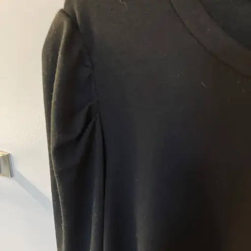 Cest La Vie Black Long Sleeve Women's Top Large