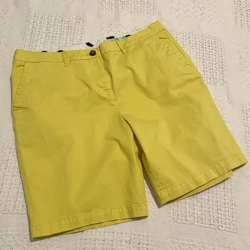 Bermuda Boden 9" yellow  chino casual shorts size 12 SH2 8016