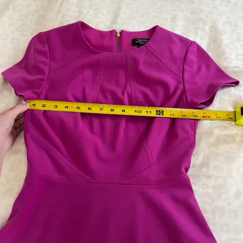 Tahari Short Sleeve Fit & Flare Dress