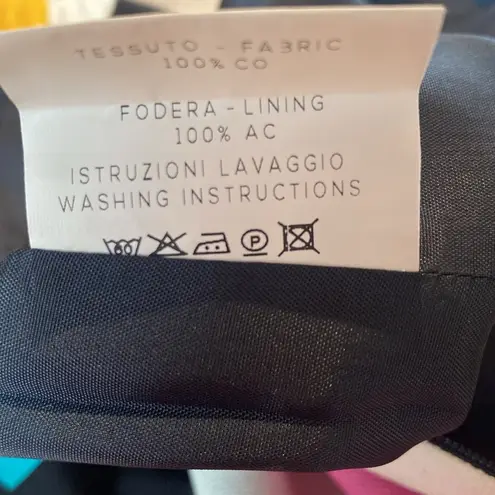 Parden’s Italian Made Cotton Multi Color Lined Pencil Skirt EU 44 (6