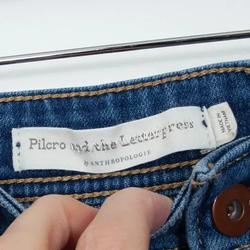 Pilcro and the Letterpress Anthropologie Pilcro & The Letterpress Mid-Rise Slim Boyfriend Jeans Size 27