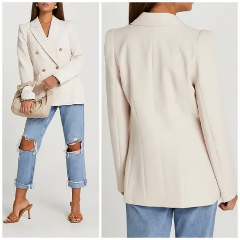 River Island Moss Double Breasted Blazer