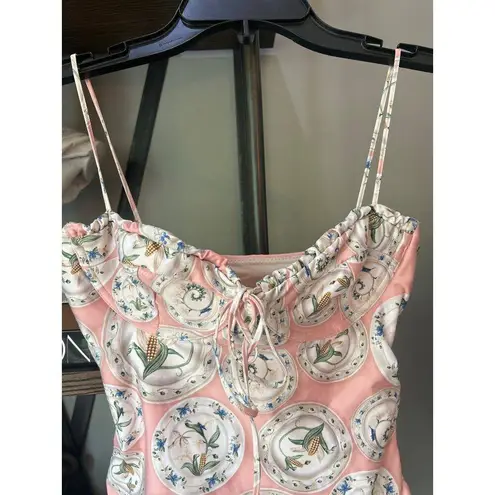 Agua by Agua Bendita Ebano Menaje One Piece Multicolor Womens Size XS Pink