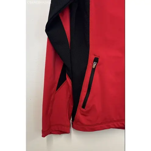 LevelWear Red Women's Nebraska Cornhusker Full Zip Athletic Fleece Jacket Size M Size M