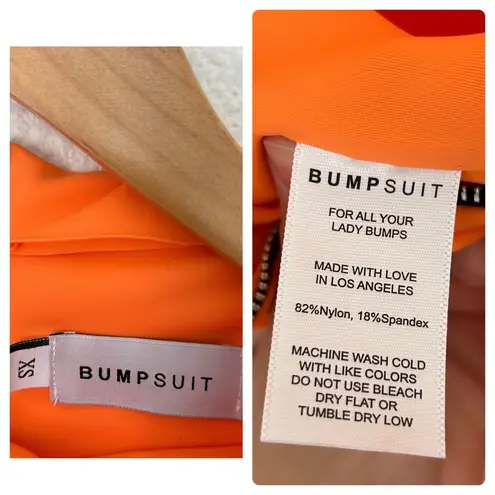 Bumpsuit The Gia Maternity Unitard orange extra small Size undefined