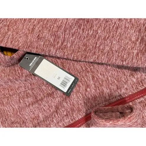 Yogalicious  LUX Womens Medium HTR Rustic Cognac Full Zip Athletic Jacket