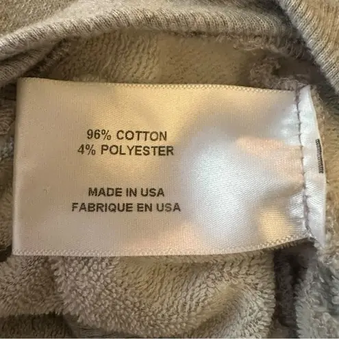 Pam & Gela Juicy Couture Distressed Tie Side V Neck Sweatshirt Oversized Small