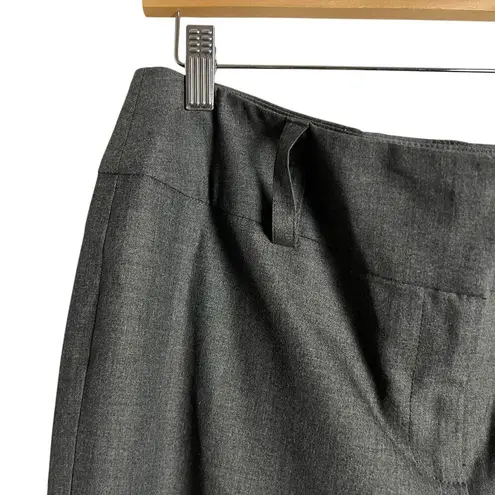 INC International Concepts Gray Wide Leg Trouser Dress Slack Pants Size 10