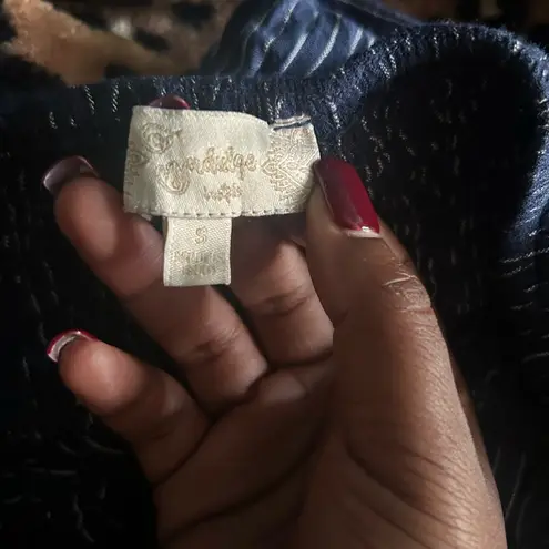 Indulge Navy Blue Strapless Striped Wide Leg Jumpsuit with Removable Belt