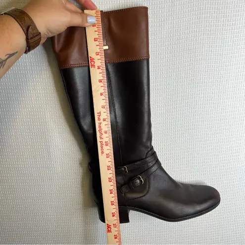 Brandolino | Size 10.5 Classic Brown Heeled Boots with Two