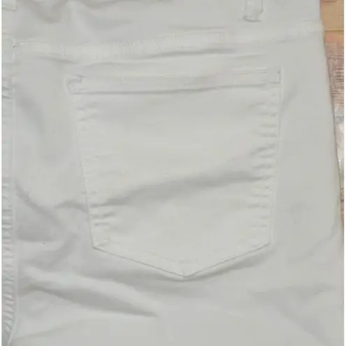 Needle & Cloth Ladies White Denim Jeans Size 14 Slim Boot