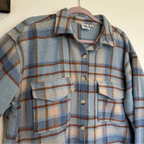 Ford Blue Official Licensed Product Bronco Button Front Flannel Shirt XL