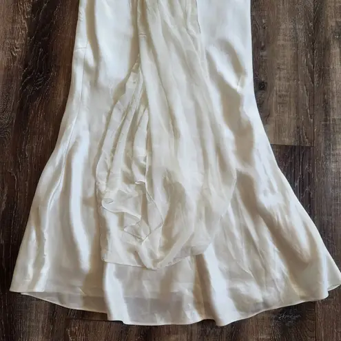 Retrofête Retrofete Marcia Dress in White Size Medium Sleeveless Maxi Slip NWT