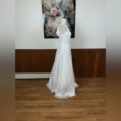 Elegant New Fiesta Organza White One