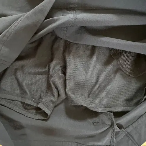 Athleta  Palisade Skort‎ Lighweight Nylon Hike Outdoor Skirt | Black 8