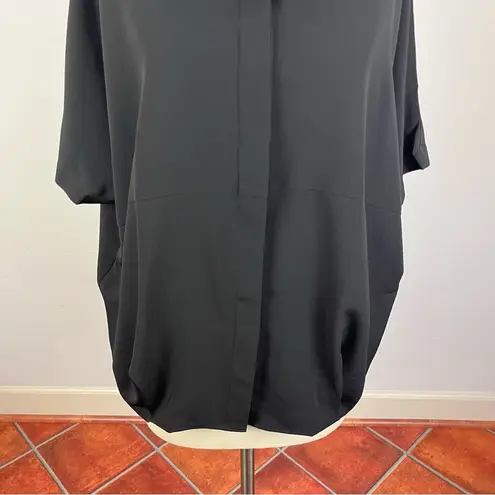 HATCH The Button Down Shirt in Black Size undefined