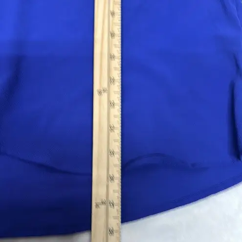 Passport Purple Asymmetrical Blouse with Bell Sleeves Size M