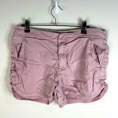 Level 99 Women's Mauve Lounge Shorts L Soft Stretch Comfy Summer Casual Elastic Size L