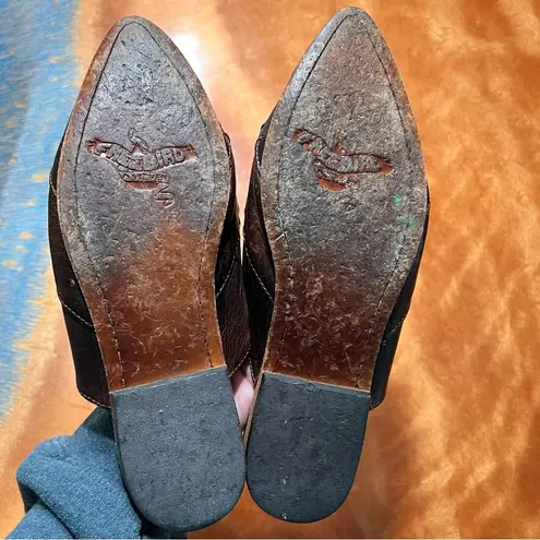 FREEBIRD by Steven Freebird Nola Leather Mules slides size 7 brown stitched