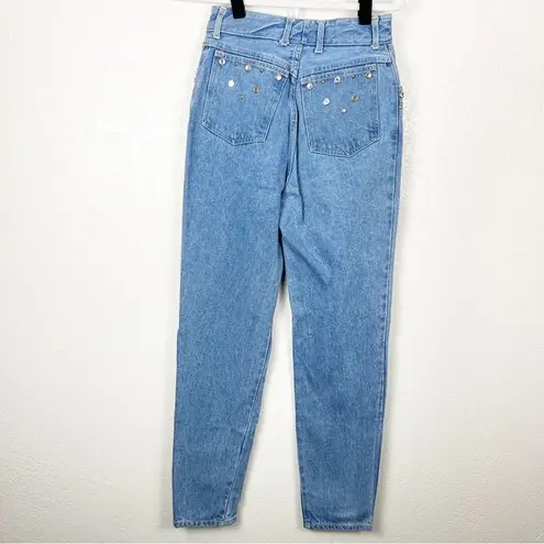 Vintage Blue Tamorah Marie 90's  Jewel Detail Jeans Rigid Denim Size 26