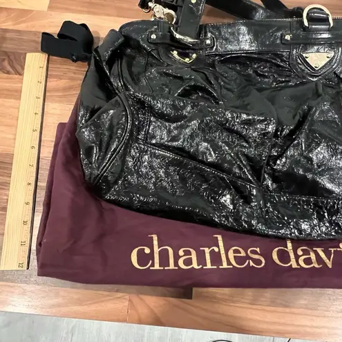 Charles David Black Patent Women's Bag