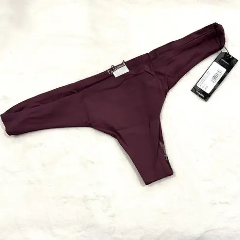 NWT Tavik Ali Mini Swim Bottom in Merlot