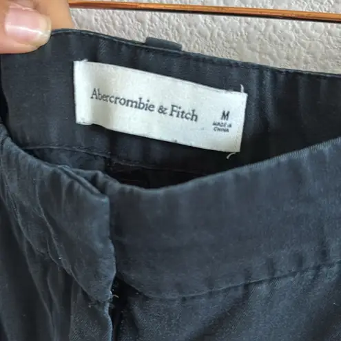 Abercrombie & Fitch  Black Trouser Style Pants Career Work Medium - Image 4