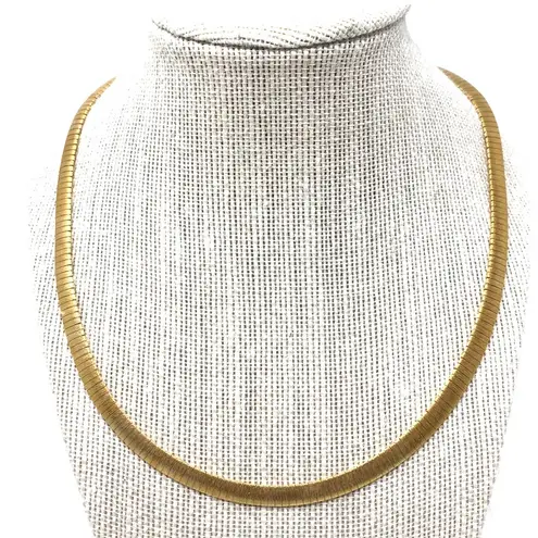 Sterling Silver reversible omega necklace, made in Italy - NWOT