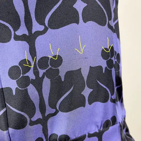 Marni Purple Silk Sleeveless Blouse Size 4