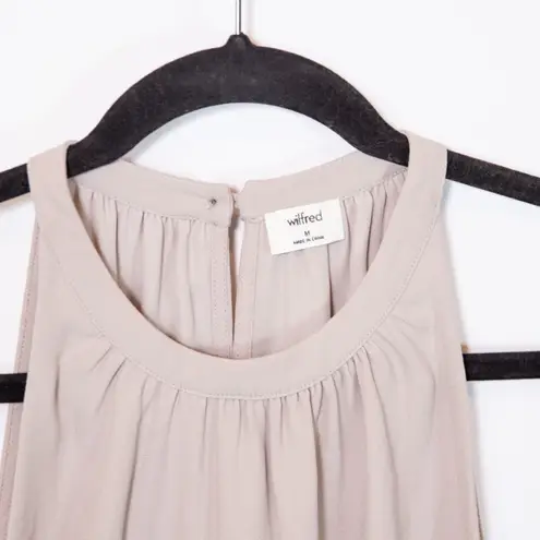 Wilfred NEW  Aritzia Patrice Halter Neck Sleeveless Chiffon Blouse Top Lucite M