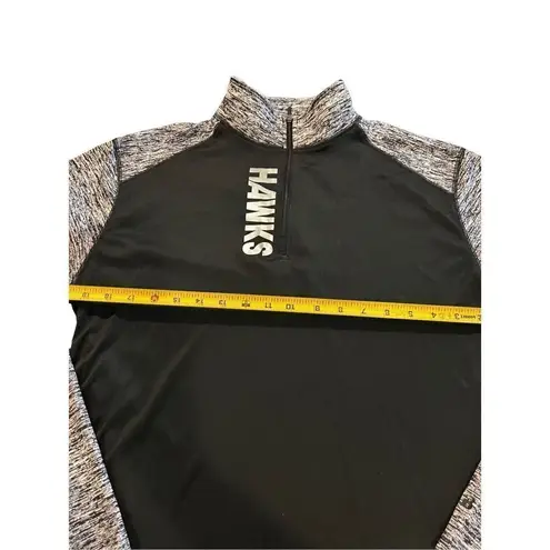 HAWKS pullover sweatshirt black half zip size M Size M