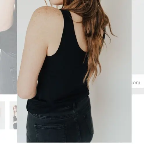 Carly Jean Los Angeles CJ's Favorite Tank in Black Small
