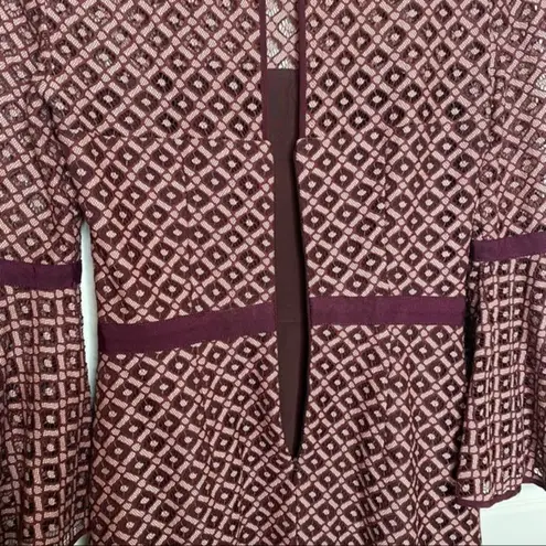 Cinq à Sept cinq a sept Cossette Lace Bell-Sleeve Dress