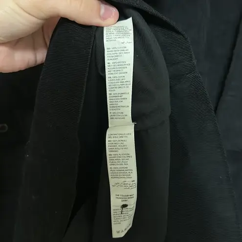 FatFace NWT UK Amelie Corded Black 3/4 Sleeved Knee Length Dress