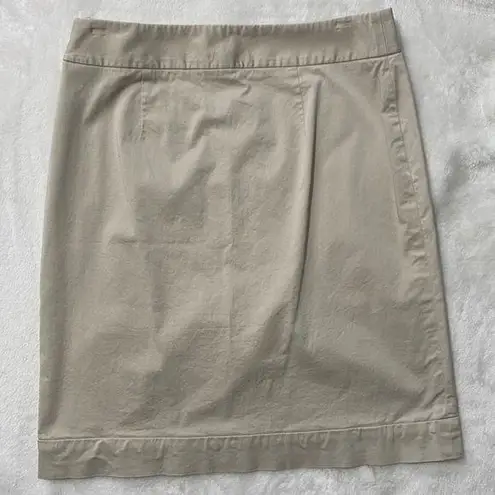 Brooks Brothers Tan Pencil Skirt Knee-Length Casual