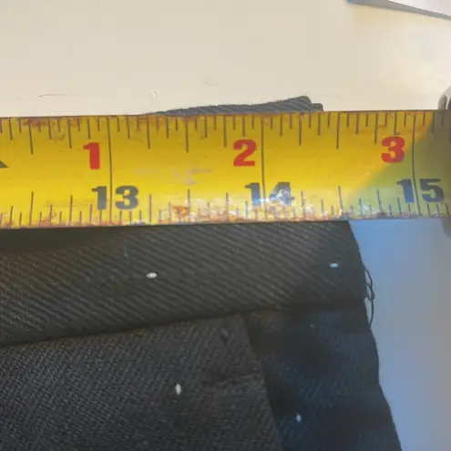 ZARA  Basics Black Trouser Pants Polka Dots Size Med EUC #4470