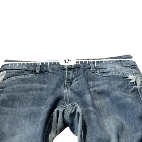 William Rast Savoy Trouser Jeans Size 29 Ultra Low Rise Distressed Bootcut