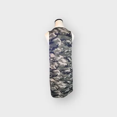 Women’s Ardene Large Basic Scoop Neck Camo Camouflage Mini Tank Dress